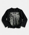 Gothic black long sleeve thermal